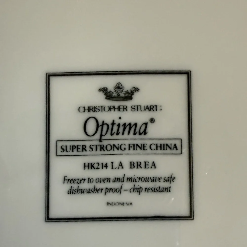 Christopher Stuart Optima La‎ Brea Dinner Plate 10.5